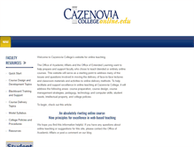 Tablet Screenshot of cazenoviacollegeonline.com
